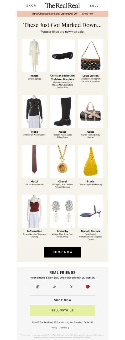 Don't miss these designer markdowns