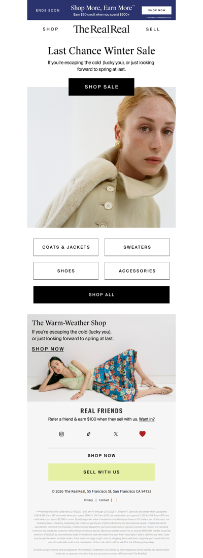 Up to 70% off winter essentials