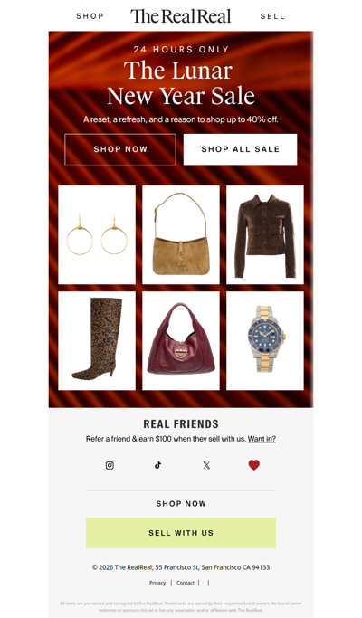 The Lunar New Year Sale is on