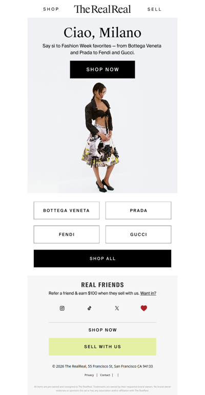 Hello, Milan Fashion Week