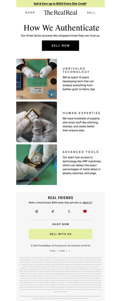 How we authenticate your items