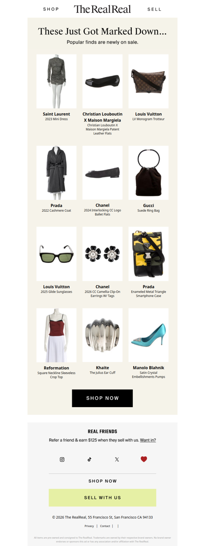 Don't miss these designer markdowns