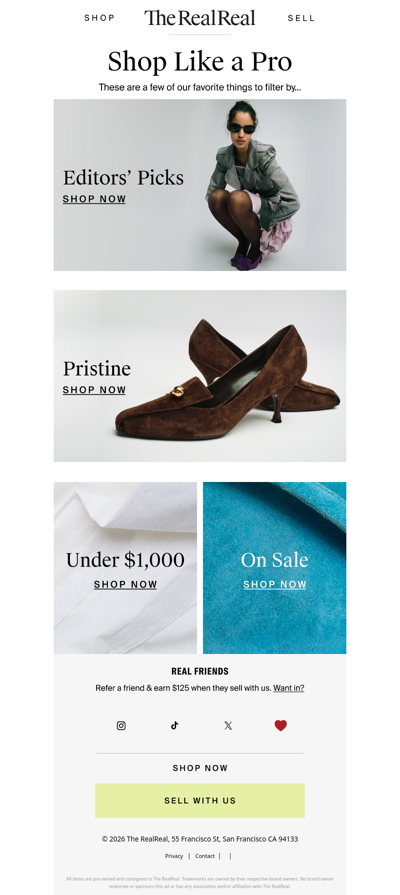 We’ll let you in on a shopping secret…