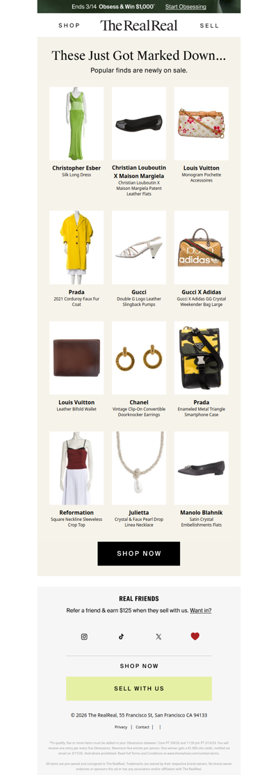 Don't miss these designer markdowns