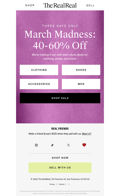 Did someone say March Madness sale?