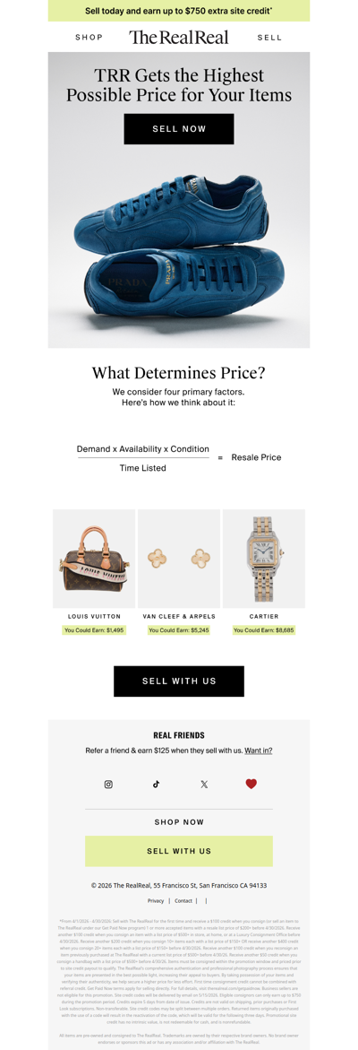 How we price your items at TRR