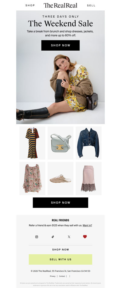 Don’t miss this weekend exclusive