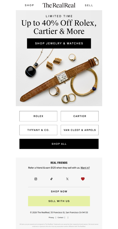 Rolex, Cartier & so much more