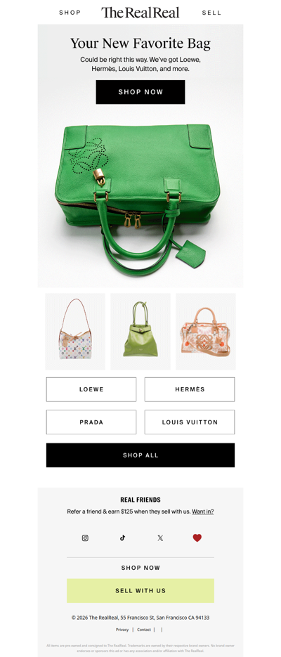 Spring clean your closet a little too hard?