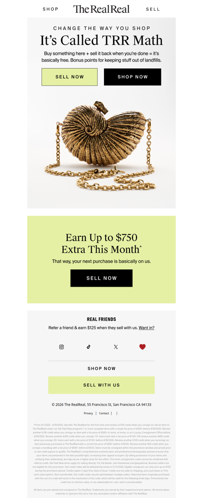 It’s called TRR math…