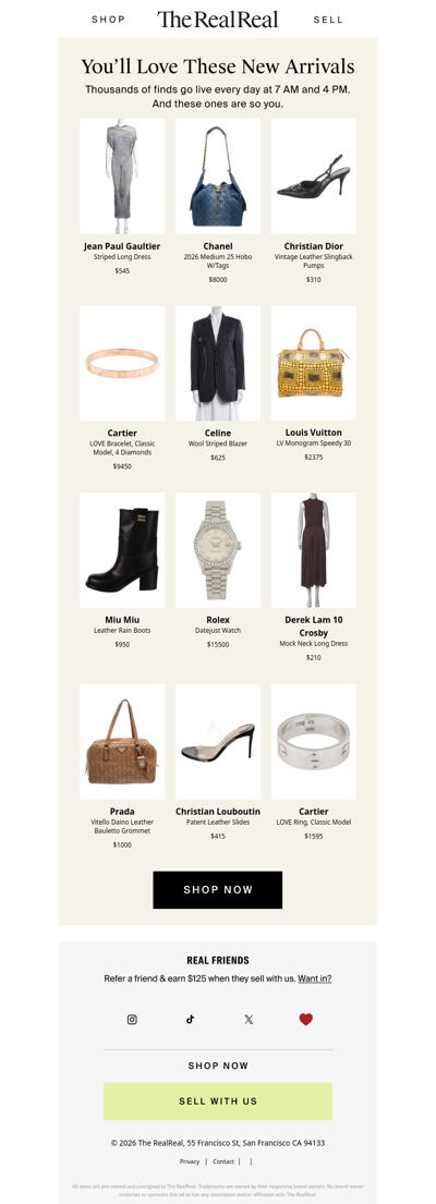 10,000+ New Arrivals Just Added