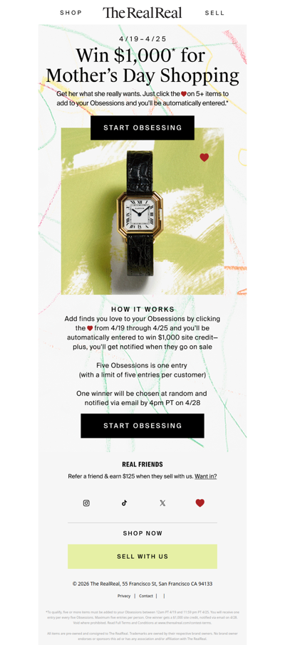 Win $1,000 for Mother’s Day shopping