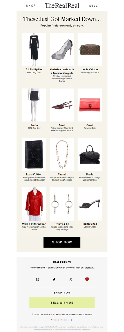 New sale items just added