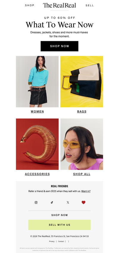 Up to 60% off perfect-for-spring pieces