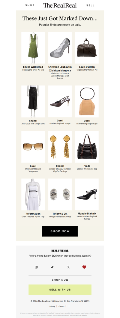 Don't miss these designer markdowns