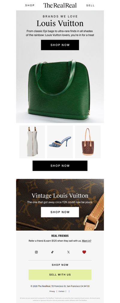 Nothing says luxury like Louis Vuitton