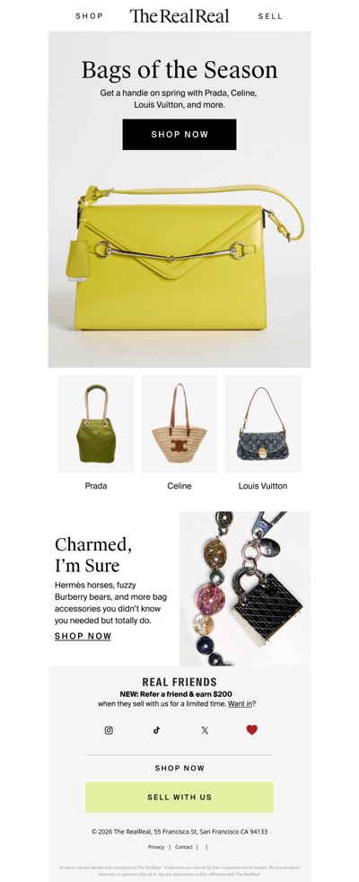 Up to 40% off hundreds of bags