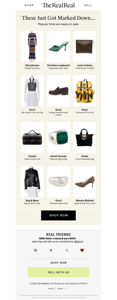 Don't miss these designer markdowns