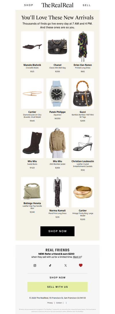 10,000+ New Arrivals Just Added
