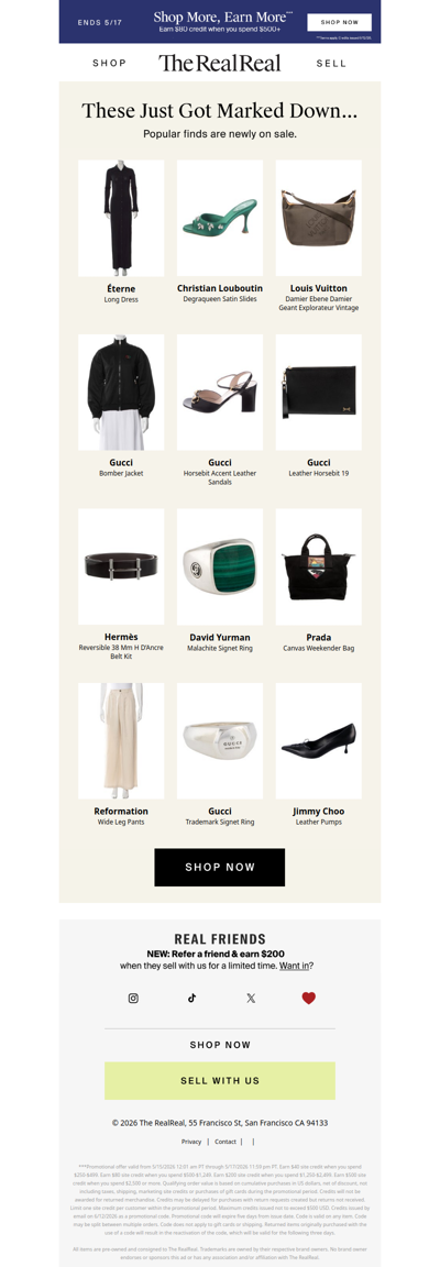 New sale items just added