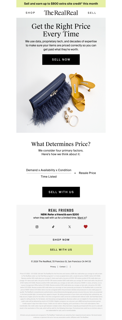 We price your items right