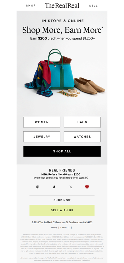 Shop more, earn more: Up to $500 extra
