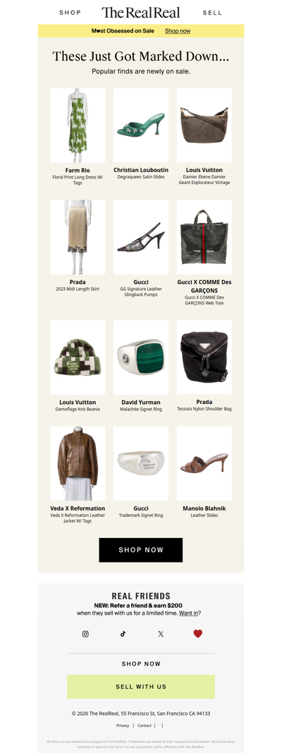 Don't miss these designer markdowns
