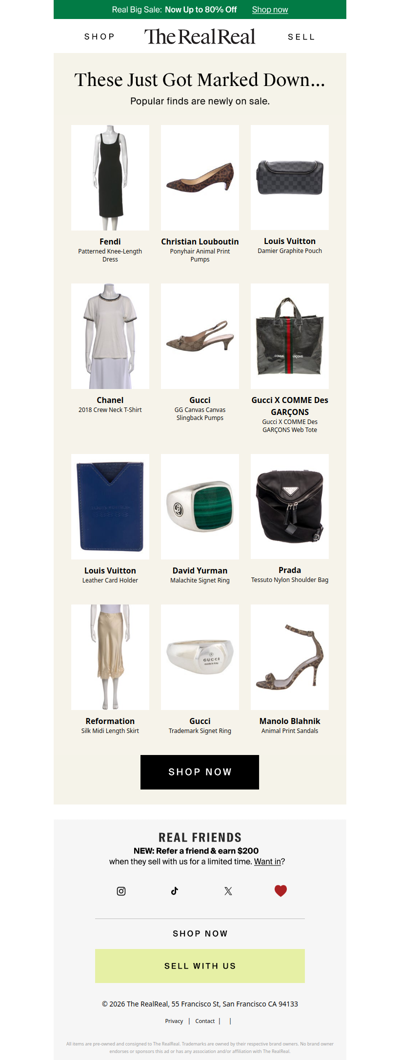 New sale items just added