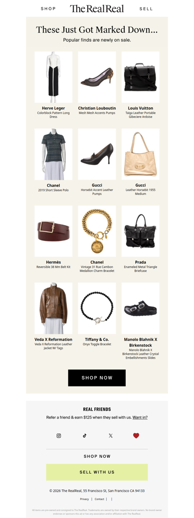 Don't miss these designer markdowns