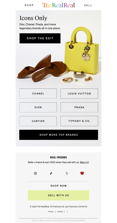 Dior. Chanel. Louis Vuitton.