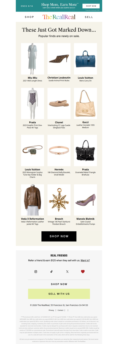 New sale items just added