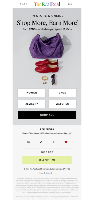 Shop more, earn more: Up to $500 extra