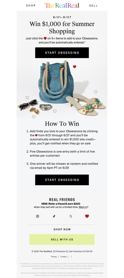 Win $1,000 for summer shopping