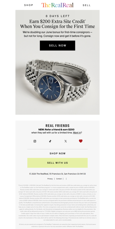 $200 site credit for first-timers won’t be around for long