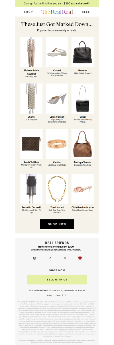 Don't miss these designer markdowns