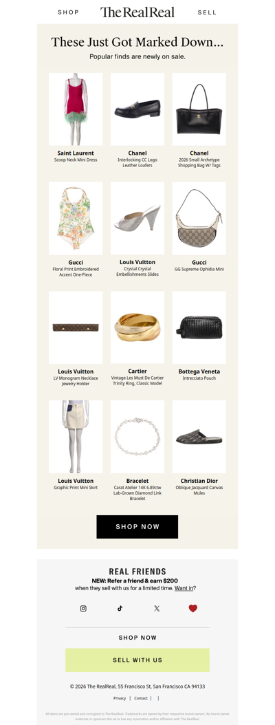 Don't miss these designer markdowns