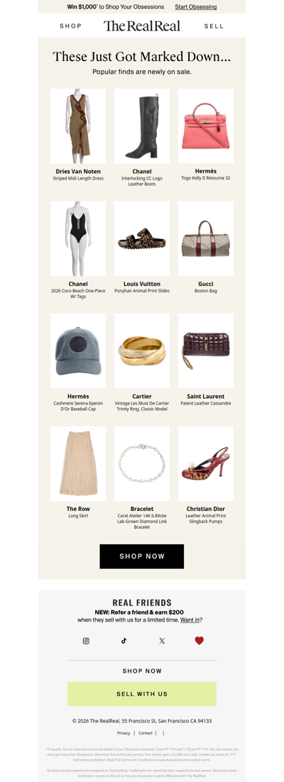 Don't miss these designer markdowns