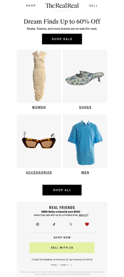 Up to 60% off your favorite brands