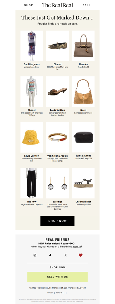 Don't miss these designer markdowns