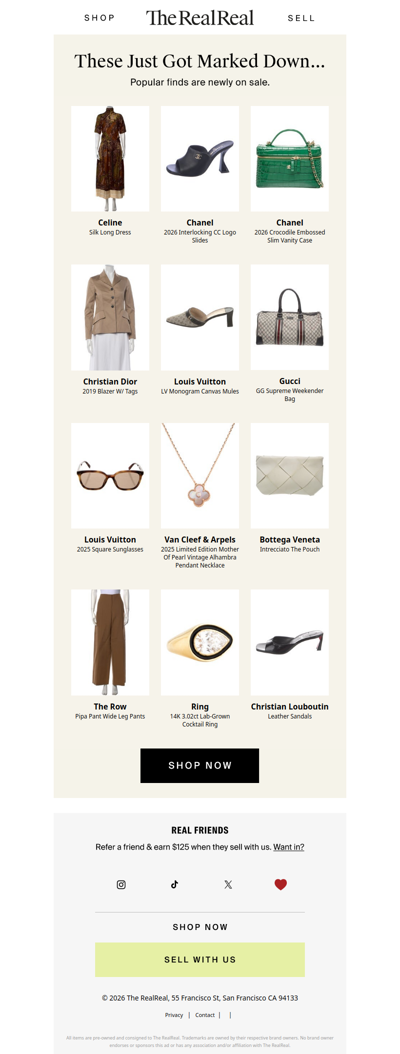 Don't miss these designer markdowns
