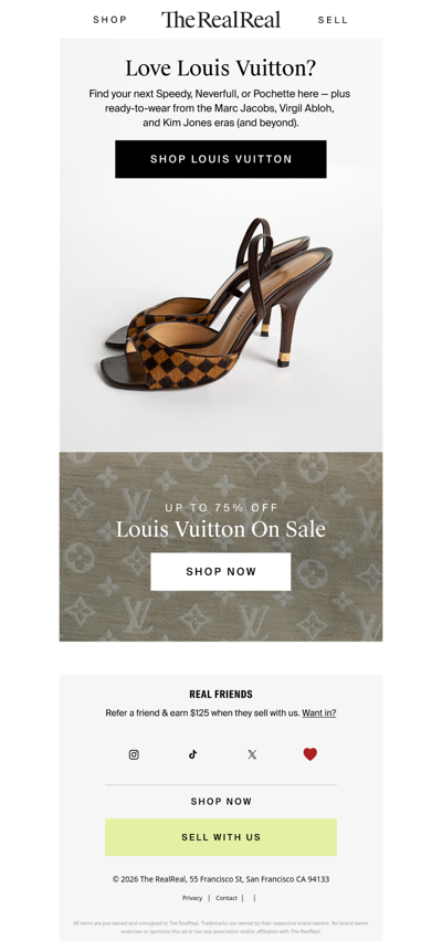 This one’s for all you Louis Vuitton lovers