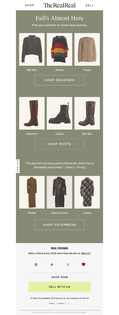Fall staples from Prada, Khaite & more