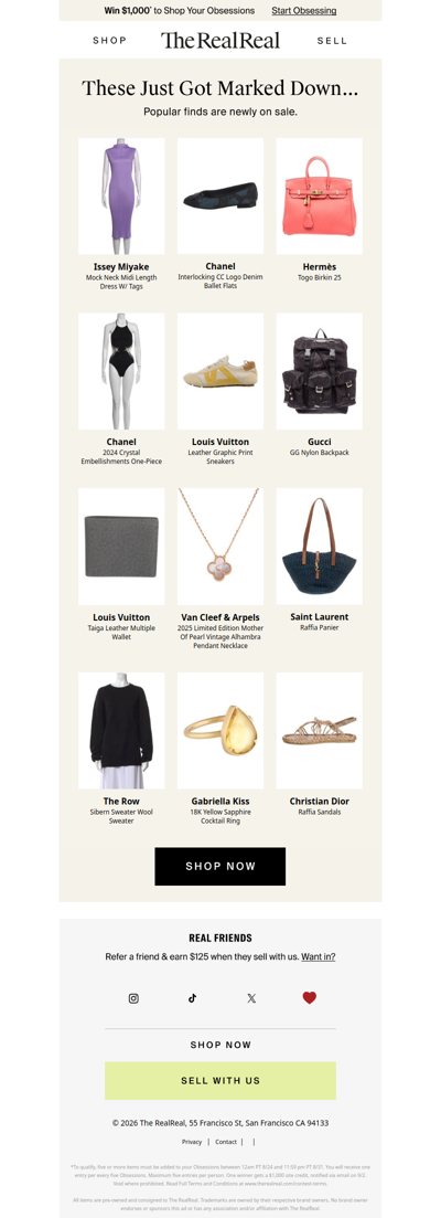 Don't miss these designer markdowns