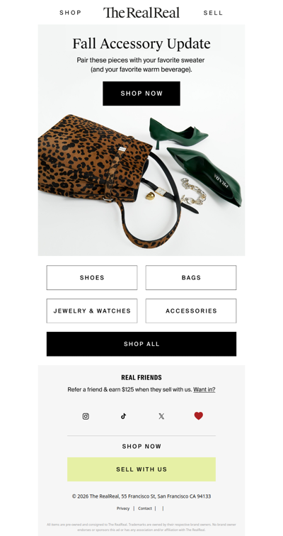 Get your fall accessories sorted