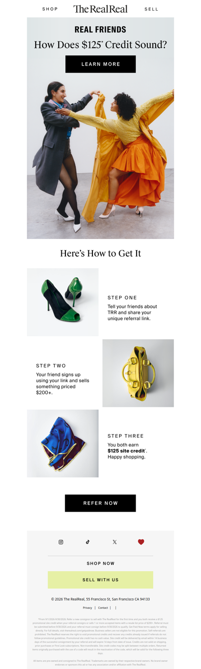 How does $125 site credit sound?