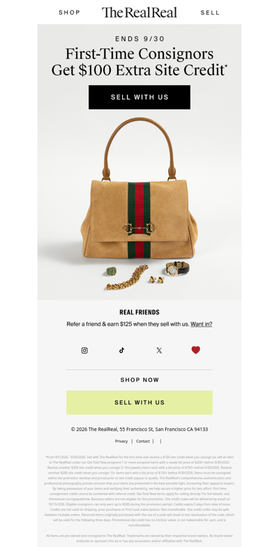 RE: About your $100 site credit…