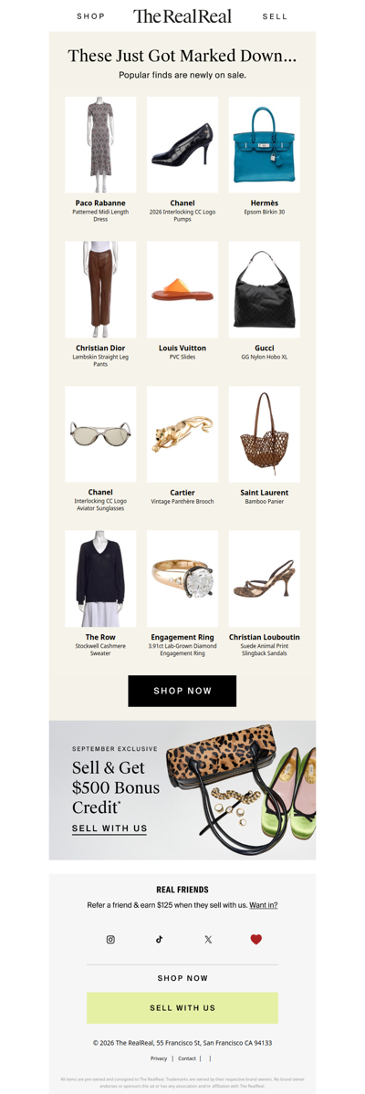 Don't miss these designer markdowns
