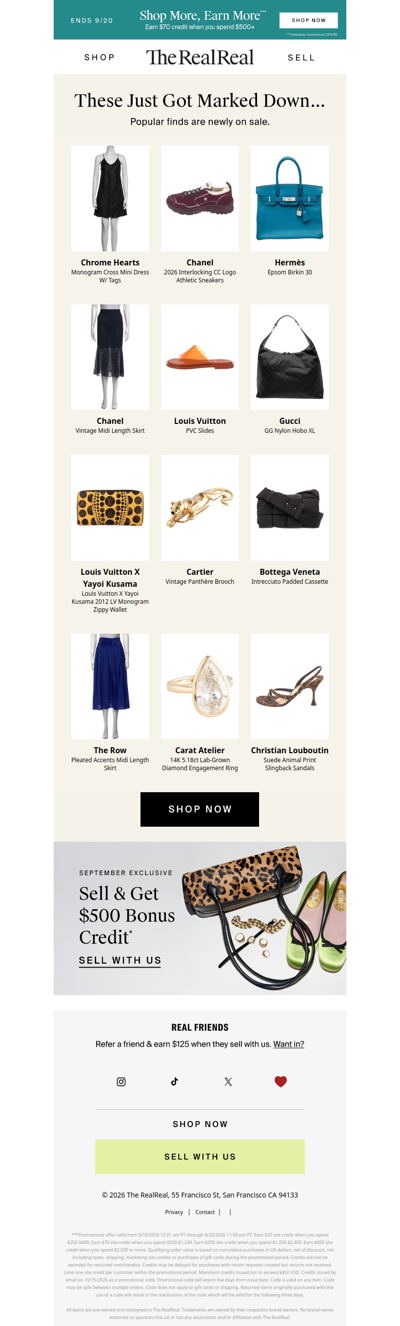 New sale items just added
