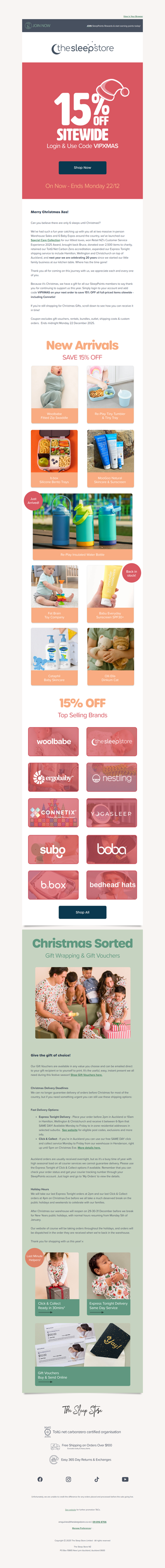 🎁 Merry Xmas - Here's 15% OFF Everything!*