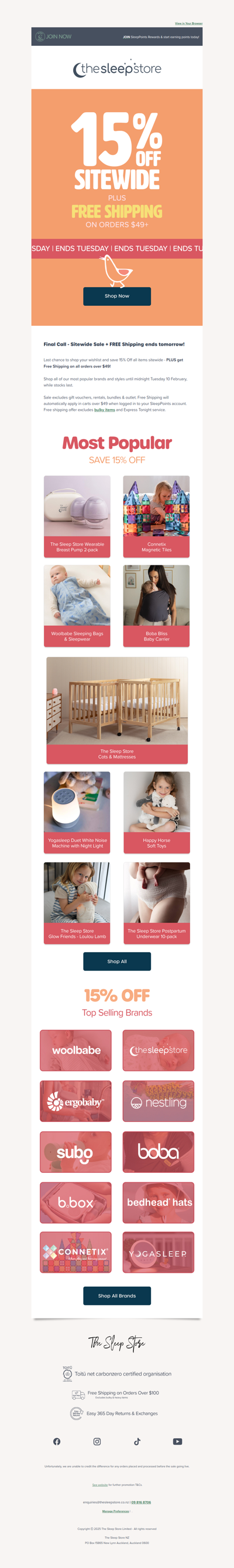 ⏳ Final Hours of our Sitewide Sale!